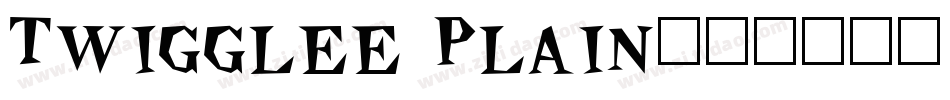 Twigglee Plain字体转换